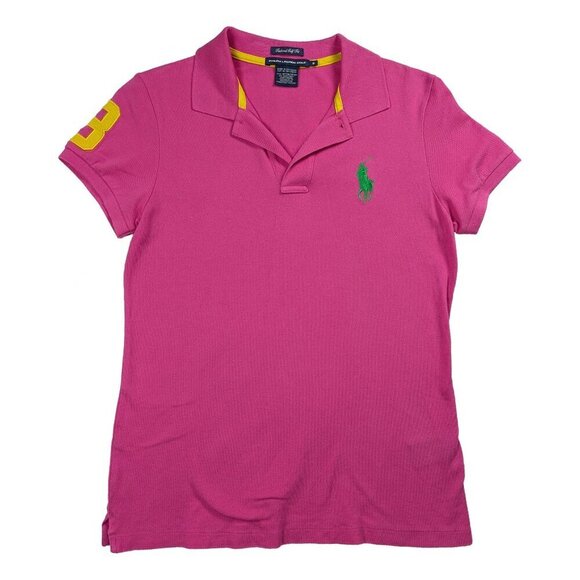 Ralph Lauren Golf Hot Pink Tailored Golf Fit Polo #3 - Picture 1 of 7